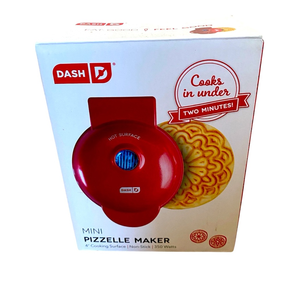 NEW! Dash mini pizzelle maker kitchen appliance